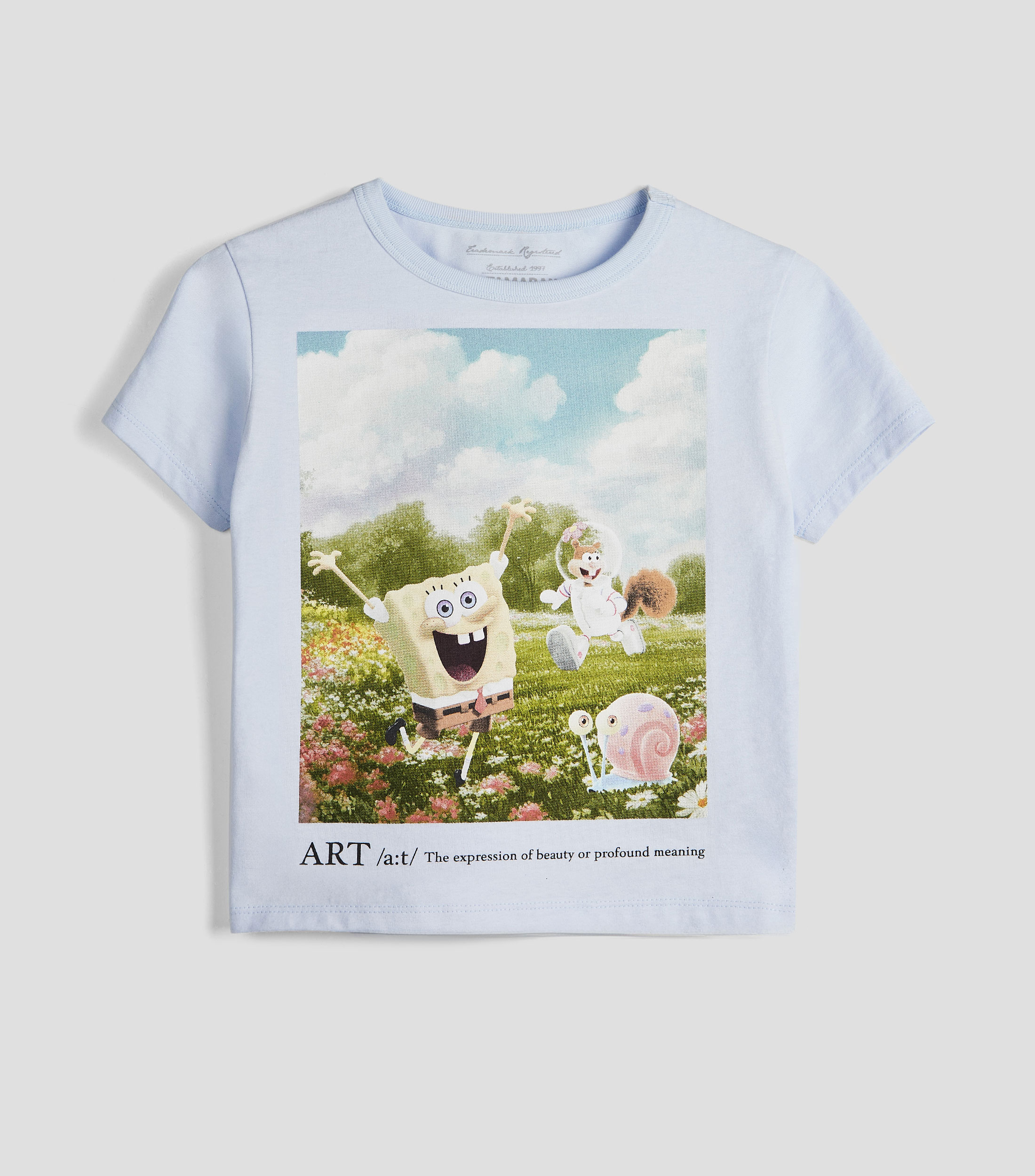 Playera estampada manga corta Niña